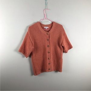 Ophelia Roe | chunky short sleeve cardigan